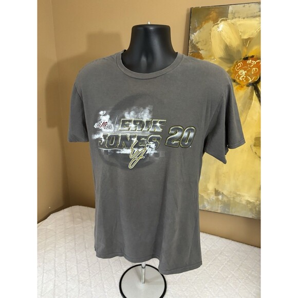 Joe Gibbs Racing 2019 Erik Jones #20 Dewalt Sponsor NASCAR 2 Sided Tee Size M - Picture 2 of 15